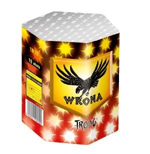 TB33 - Wrona - Leises Feuerwerk mit 19 kräftigen, silber tiger Tails Schweifkometen
