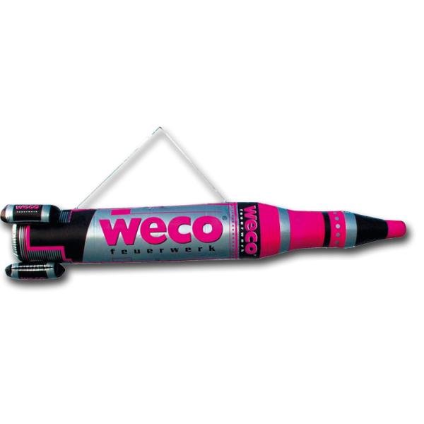 Aufblasbare Weco Werberakete