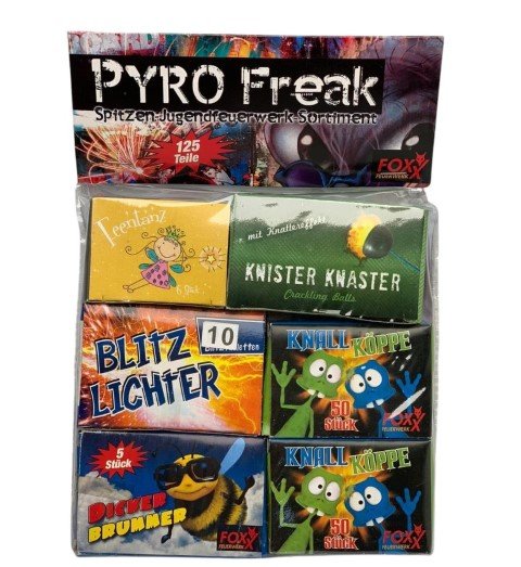 Pyrofreak - Tolles Kinderfeuerwerk als Set