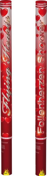 Konfetti Shooter Flying Hearts - 80cm