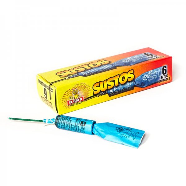 Sustos - 6 mega laute F3 Böller von Al Gato