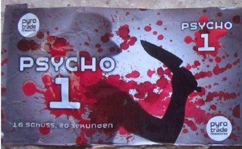Psycho 1 - 16 Schuss Feuerwerk von PGE
