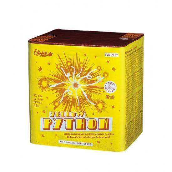 Yellow Python - Toller Medusa Effekt von Funke
