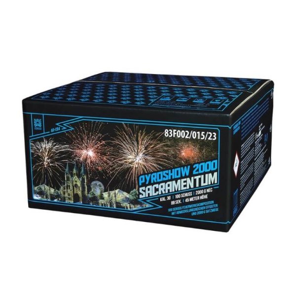 Pyroshow 200-B Sacramentum - 100 Schuss Komplettfeuerwerk