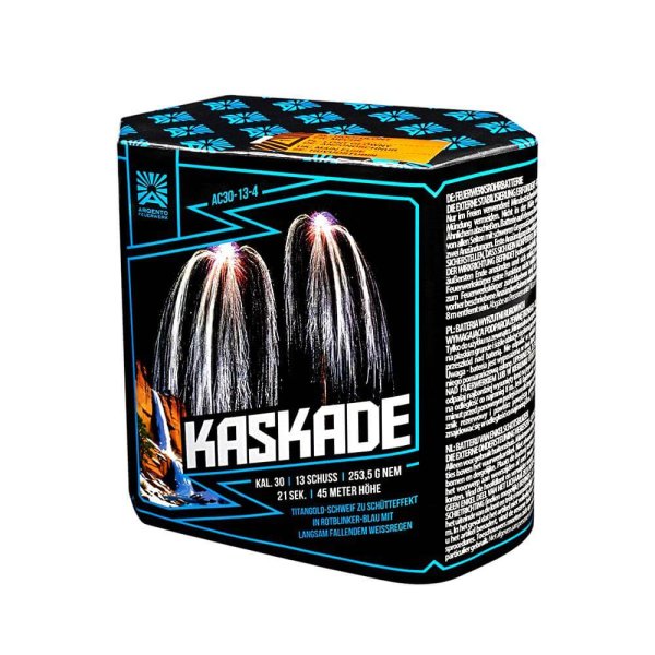 Kaskade - leiser 13 Schüsser von Argento Feuerwerk