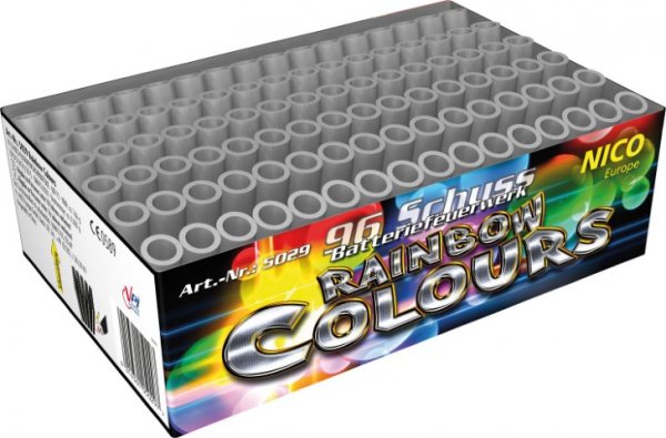 Rainbow Colors - 96 Kometen als Scheibenwicher