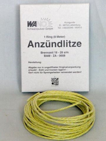Pyrolager.de - gelbe Anzündlitze von Wano