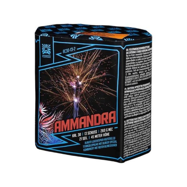 Ammandra - 13 Schüsser von Argento Feuerwerk
