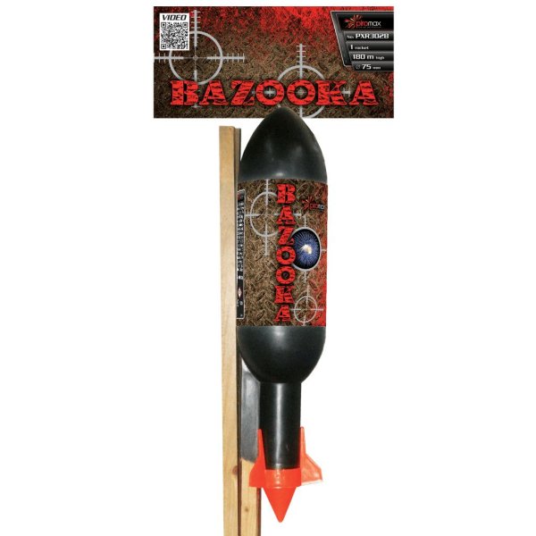 Bazooka F3 Bombenrakete in 5 verschiedenen Effekten