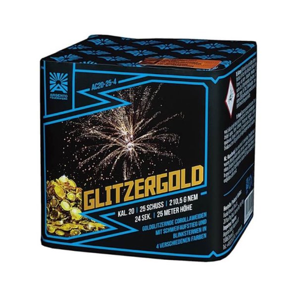 Glitzergold - 25 Schuss und ein Traum in Gold
