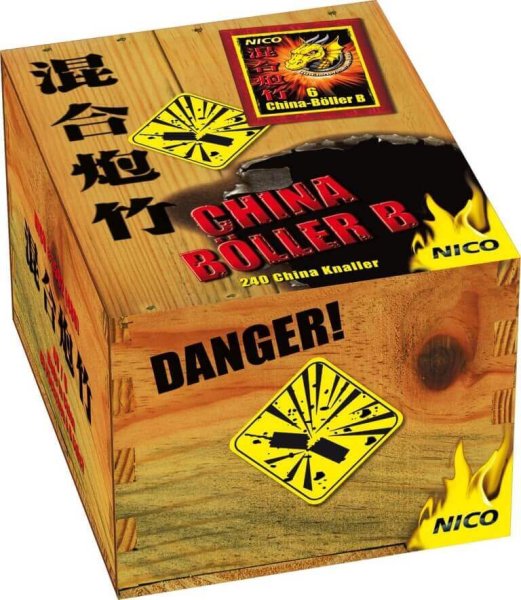 China Böller B von Nico Feuerwerk im Schinken
