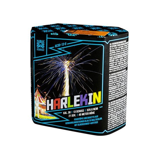 Harlekin - 13 Schüsser von Argento Feuerwerk