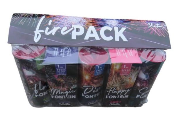 FirePack - 5 tolle F1 Ganzjahresfontänen