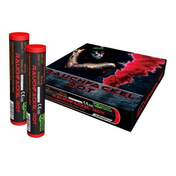 Rauchfackel Rot im 5er Pack