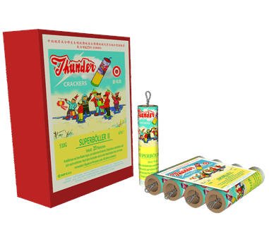 Thunder Crackers Super Böller II - 4er Pack