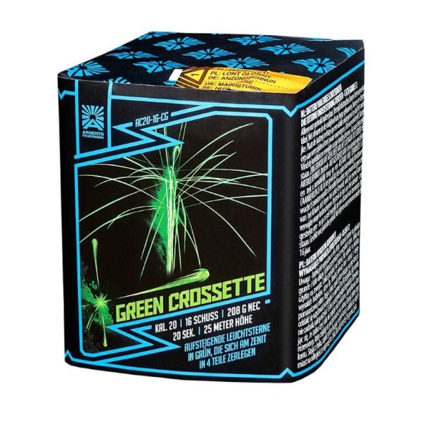 Green Crossette von Argento Feuerwerk