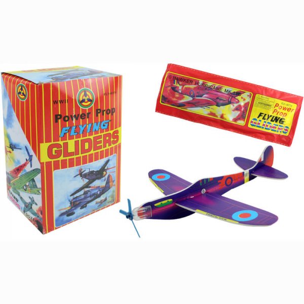 Schicker Styroporflieger mit ca. 20 cm länge.