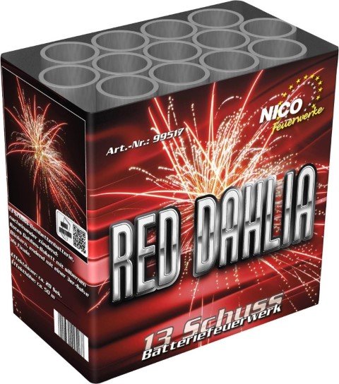 Red Dahlia von Nico Feuerwerk - 13 Schüßer