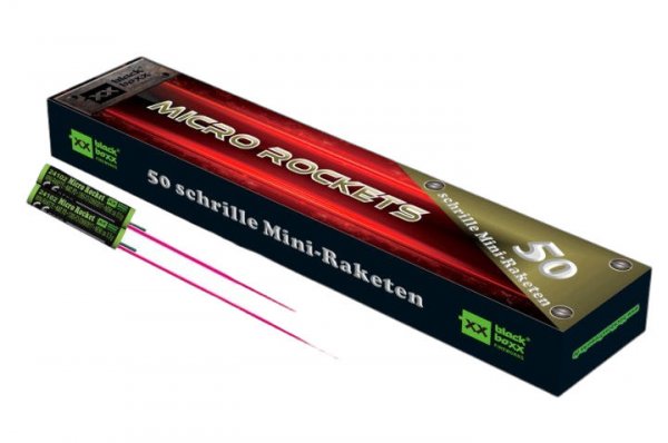 50 Mini Raketen - Micro Rockets