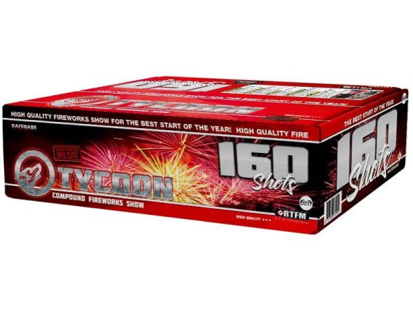 Tycoon 160 Schuss Batterie von Wolff Feuerwerk