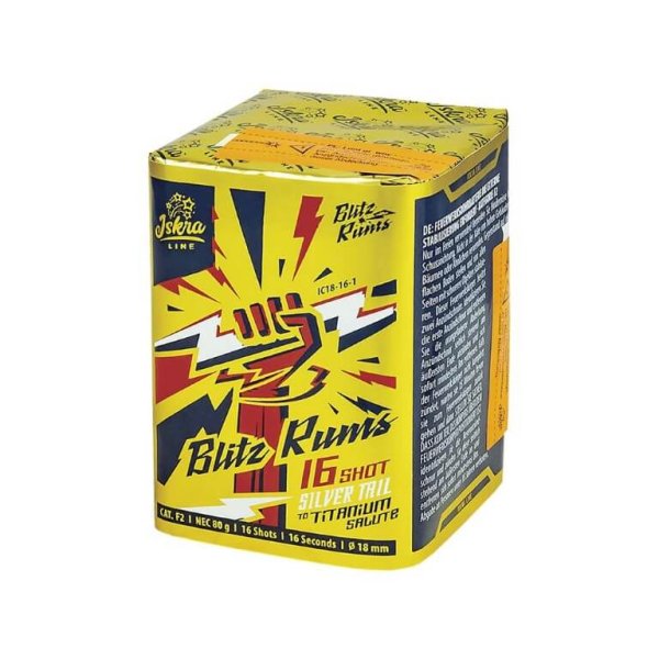 Blitz Rums mit 16 Salut (BKS) Schüssen der Iskra Line von Funke