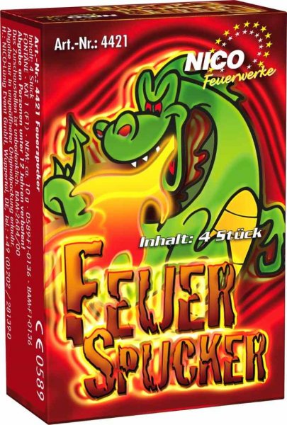 Feuerspucker mini vulkan