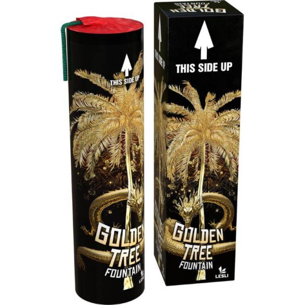 Golden Tree - Mega Fontäne mit großer Steighöhe und kräftigen Farben