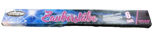 Weco Zauberstäbe 6 bunte Kinderfackeln