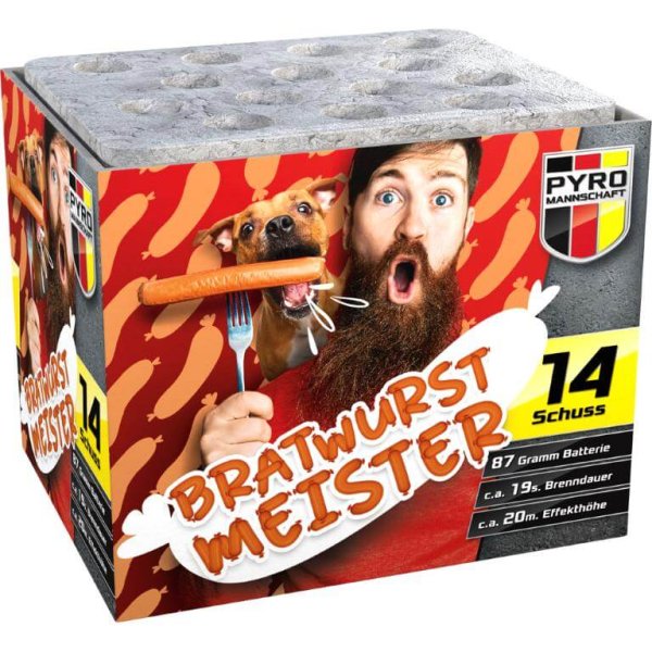 Bratwurst Meister - preiswertes aber feines Feuerwerk von lesli