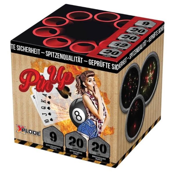 Xplode Pin Up - preiswerte 9 Schuss