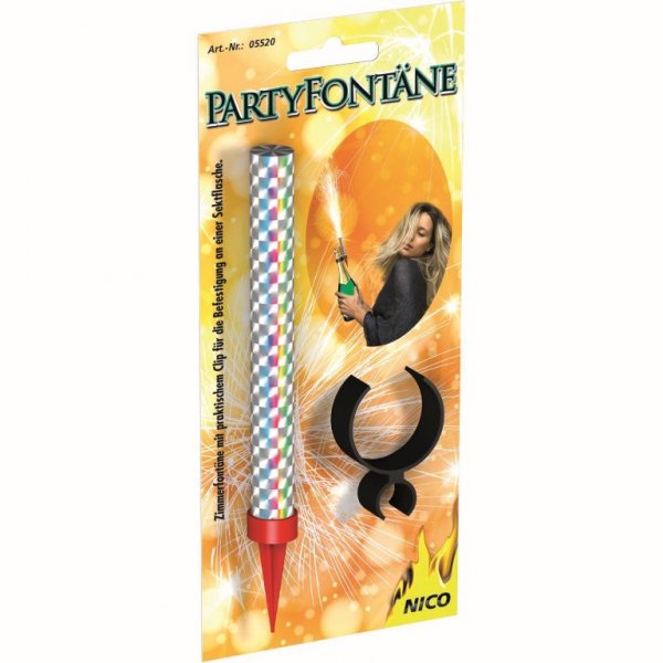 Partyfontäne mit Flaschenhalter