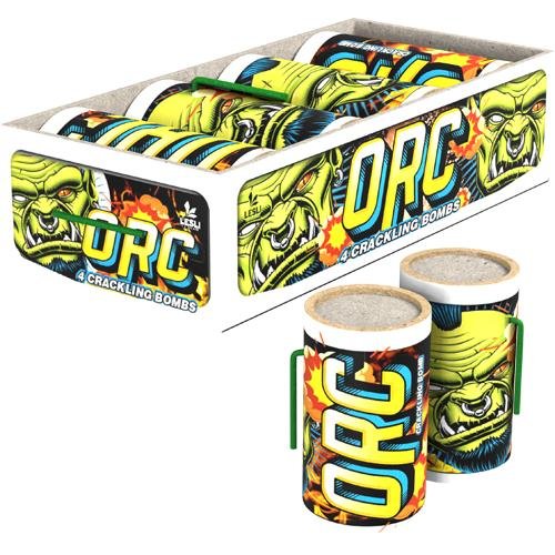 orc - 4 kräftige Crackling Feuertöpfe