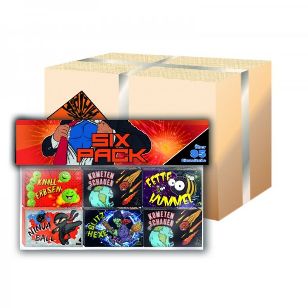 85 Teiliges Jugendfeuerwerk von Startrade - das SixPack
