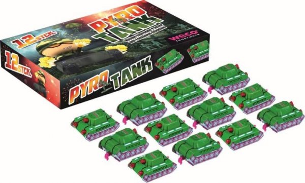 2 kleine fahren Pyro Panzer - Pyro Tank
