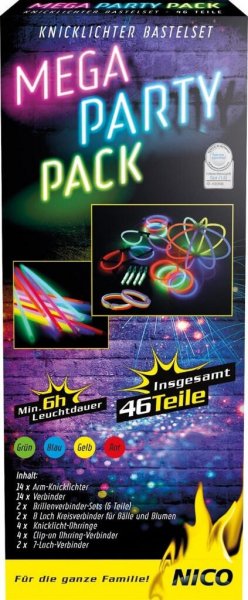 Mega Party Knicklicht Set zum basteln
