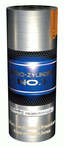 Pyro-Zylinder No. 1 - Prächtige, leise Fontäne 