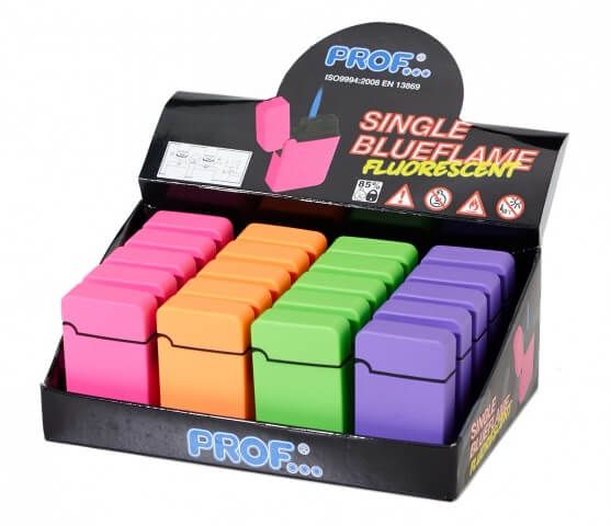 pyrolager.de - PROF JET Flame Sturmfeuerzeug Flourescent