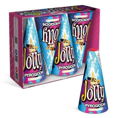 Jolly - 4er Set kleine Silbervulkane mit tollen Titan Funken