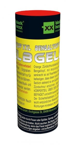Bengaltopf XXL, Gelb