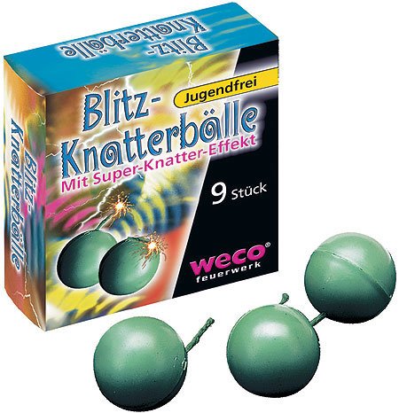 Weco Blitz Knatterbälle im Pyrolager.de