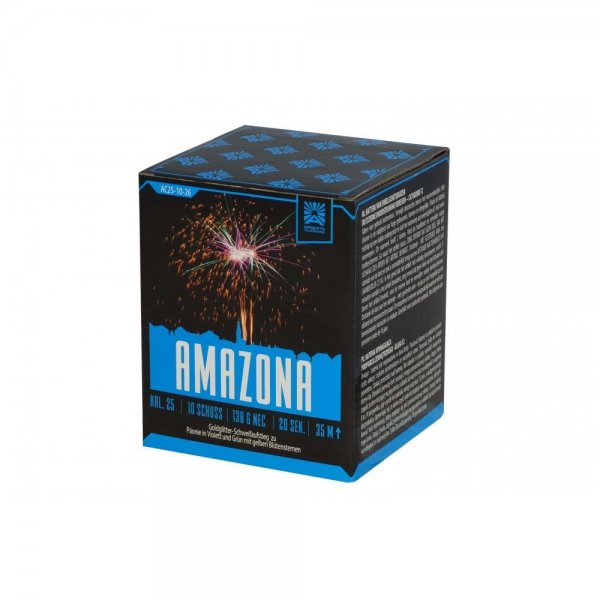 Amazona - 10 Schuss Feuerwerksbatterie der Firma Argento Feuerwerk