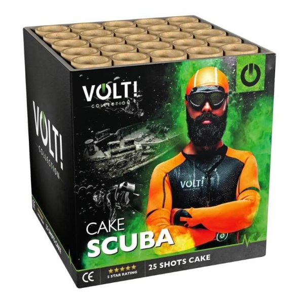 Scuba - 25 Schuss Wirbek Batterie mit tollen Farben