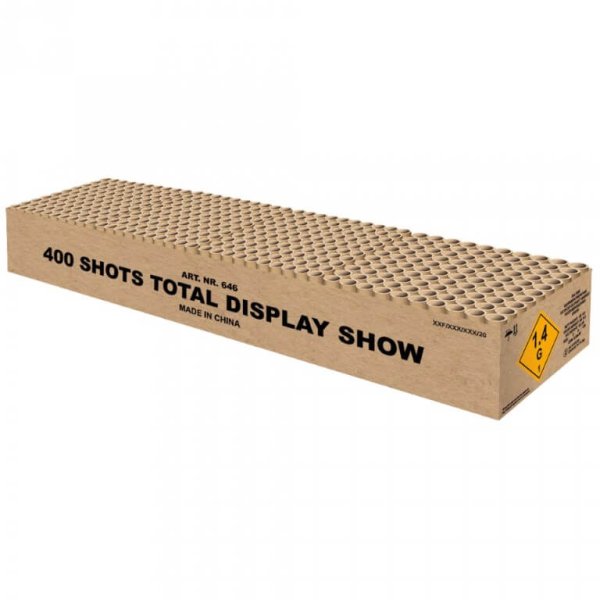400 Shots Total Display Show XXL Feuerwerk