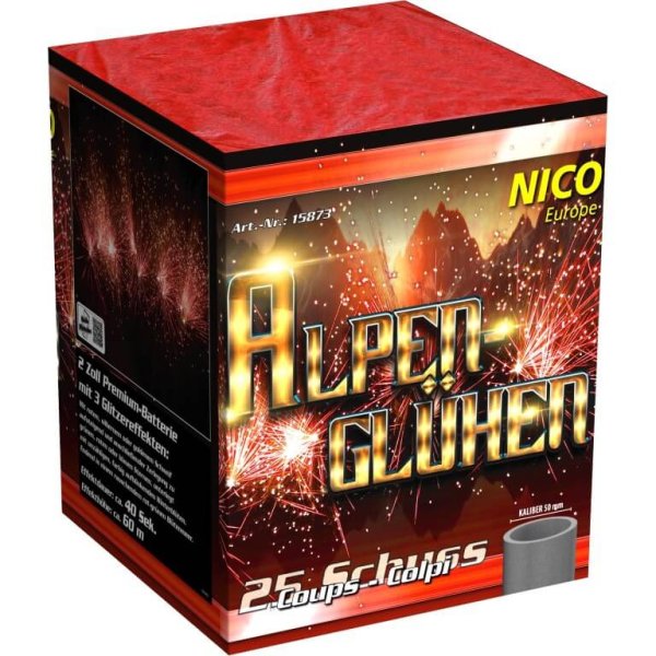 Alpenglühen - 50mm F3 Feuerwerk von Nico