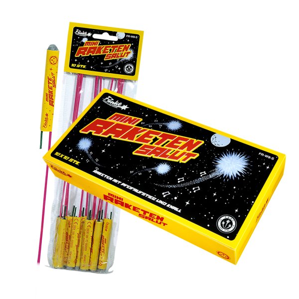Funke Mini Raketen Salut im 10er Pack