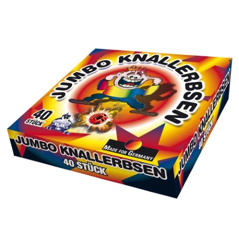 40er Jumbo Knallerbsen Box von Lesli