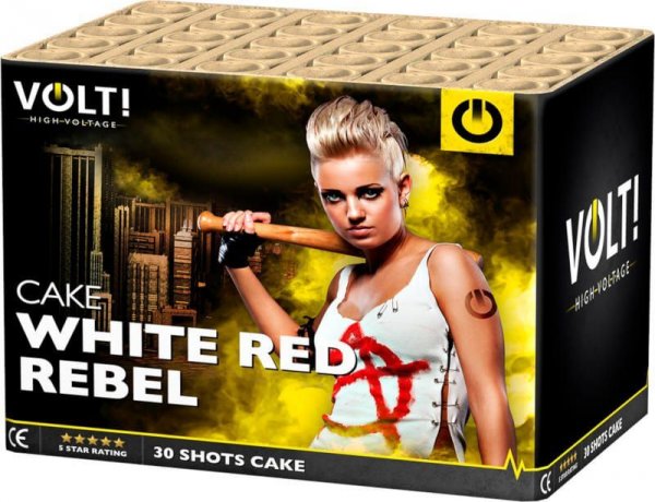 White Red Rebel 30 Schuss Blinkersterne aus der Volt! Reihe