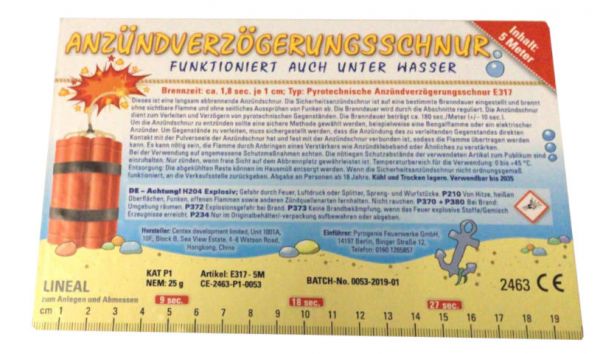 Anzündverzögerungsschnur 5 Meter