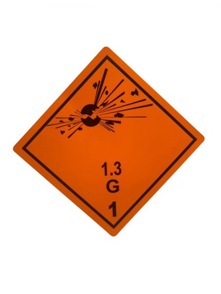 Gefahrgutaufkleber nach ADR 1.3G