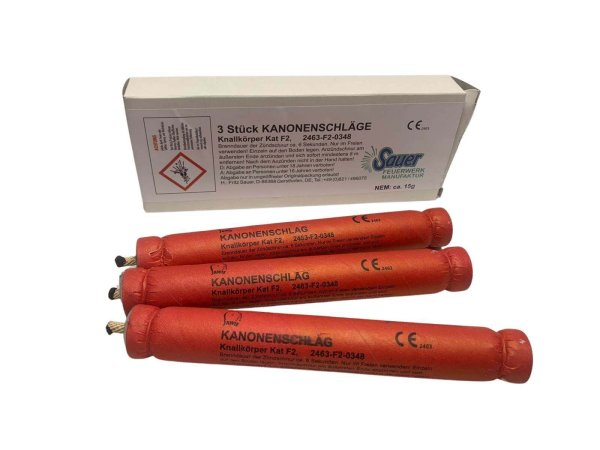 Sauer Kanonenschläge 3er Pack